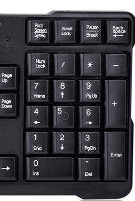 teclado USB ordenador impermeable con ángulo redondo KR-6AP - Foto 3