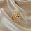 Tecnología de microengaste, forma de mariposa, anillo de mujer de estilo lujoso - Foto 4