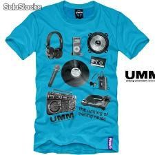 Tee-shirts de marque UMM homme - azur
