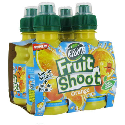 Teisseire Boisson à l&amp;#39;orange Fruit Shoot : le pack de 4 bouteilles de 20cL - Photo 2