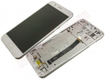 Tela completa (LCD/janela + toque digitador) branca para Asus Zenfone 4, - Foto 2