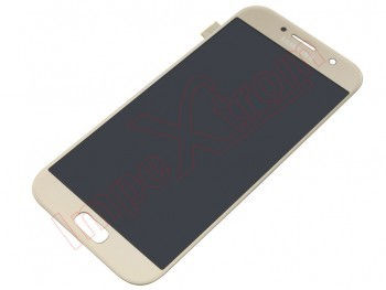 Tela completa (LCD/janela + toque digitador) dourada para Samsung Galaxy A5 - Foto 2