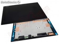 Tela completa (LCD/janela + toque digitador) preta para tablet Sony Xperia Z2,