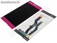 Tela completa (LCD/janela + toque digitador) rosa para Sony Xperia XA1 Plus,