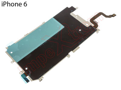 tela LCD suporte de metal com botão home cabo flexível para Apple iPhone 6 4,7