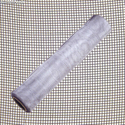 Tela mosquitera fibra vidrio gris 18x16/150 cm. rollo 50 metros.