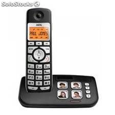 Telefono inalambrico aeg voxtel s120 con 4 memorias directas con foto / manos