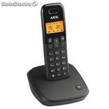 Telefono inalambrico dect aeg voxtel d-100 display lcd, negro