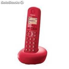 Telefono inalambrico digital dect panasonic kx-tgb210spr, mono, rojo