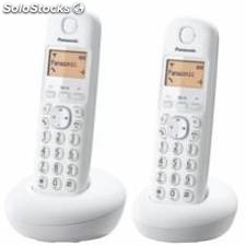 Telefono inalambrico lcd panasonic kx-tgb212spb / duo / blanco