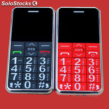 Teléfono móvil básico para mayores con botones grandes