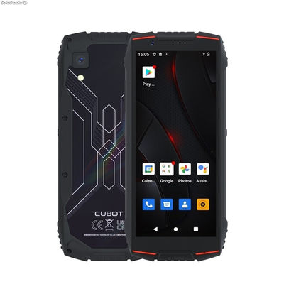 Telefono movil smartphone cubot king kong mini 3 4.5pulgadas negro y rojo 128gb