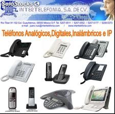 Teléfonos analógicos digitales ip inalambricos