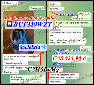 Telegram@cielxia Ethylmagnesium bromide CAS 925-90-6 1M/2M/3M - Photo 5