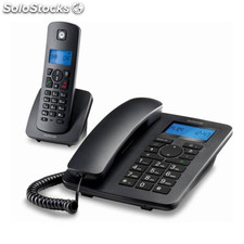 Téléphone fixe Motorola C4201 Combo DECT (2 pcs) Noir