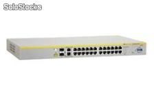telesyn at -8000s/24p switch - commutateur poe 24 ports - en, fast en - 10base-t, 100base-tx + 2x10/100/1000base-t/sfp (mini-gbic) - 1u - empilable