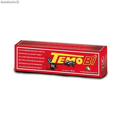 TEMO Bi Cola No Venenosa para Control de Ratas y Ratones Tubo 135 gr