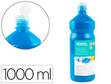 Tempera liquida liderpapel escolar 1000 ml azul