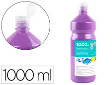 Tempera liquida liderpapel escolar 1000 ml lila