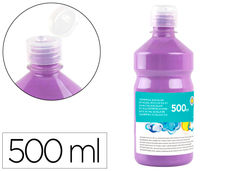 Tempera liquida liderpapel escolar 500 ml lila