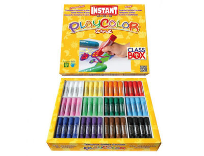 Tempera solida en barra playcolor escolar caja de 144unidades 12 colores - Foto 2