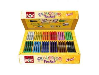 Tempera solida en barra playcolor pocket escolar caja de 144 unidades 12 colores - Foto 2
