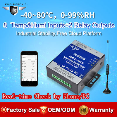 Temperature and Humidity Data Logger Recorder 3G Temperature Remote Alarm Contro