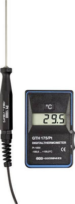 Temperature measurement device set GTH 175 PT-E-WPT3, including insertion probe,