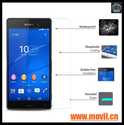 Tempered Glass para sony xperia Z5 Z4 Z3 Z2 Z1 z M4 xa Z5+ Plus compact mini