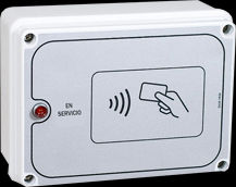 Temporizador limitador eléctrico duchas con lector por tarjetas rfid prepago