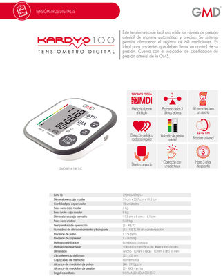 Tensiometro Digital de Brazo Kardyo 100 - Foto 2