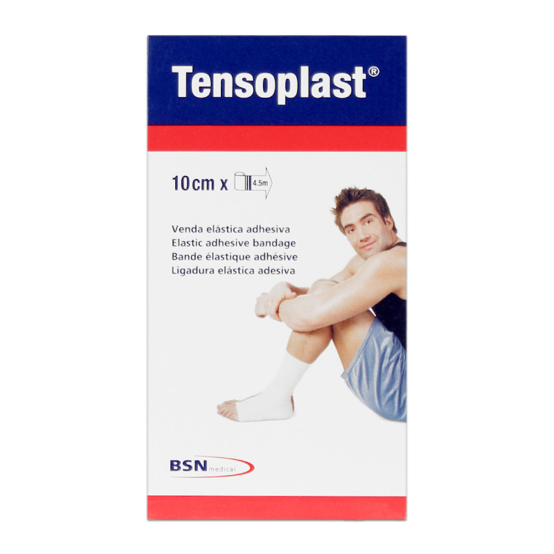 Venda elástica adhesiva Tensoplast ®, 7,5 cm. x 4,5 mts., Caja 12 unidades