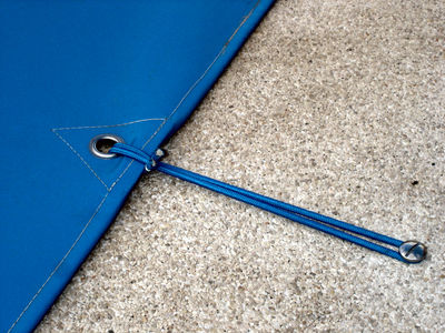 Tensor elástico para cobertor de piscina azul 30 Udes - Foto 5