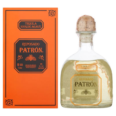 Tequila Patron Reposado 1,00 Litro 40º (R) + Caso 1.00 L.