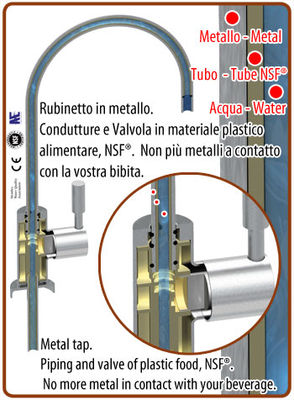 Terence 1-way faucet metal free 1/4&amp;quot; - Foto 3