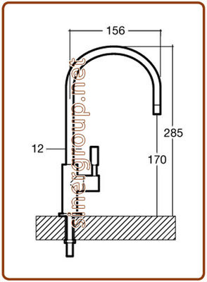 Terence 1-way faucet metal free 1/4&amp;quot; - Foto 4