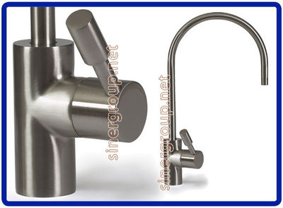 Terence S 1-way faucet brushed steel metal free 1/4&amp;quot; - Foto 2