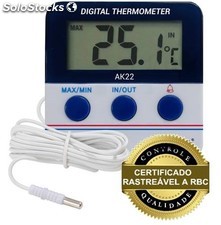 Termômetro com Alarme para Freezer / Geladeira - AK22