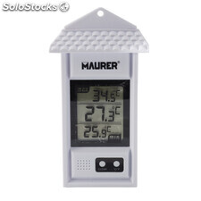 Termometro Digital Interiores / Exteriores Con Indicador De Temperatura Maxima y