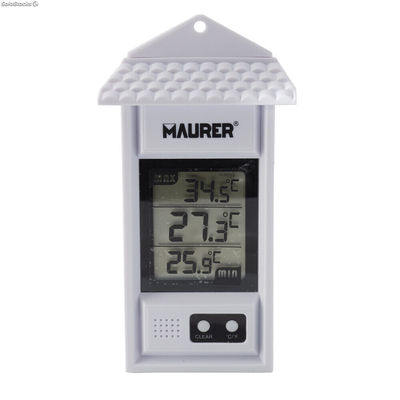 Termometro Digital Interiores / Exteriores Con Indicador De Temperatura Maxima y