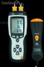 Termometro profesional con termocupla tipo k y sonda de Temperatura ir .