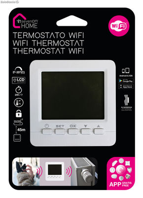 Termostato control wifi via app.