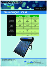 Termotanque Solar , 120 Litros - No presurizado