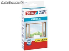 Tesa Insect Stop Fliegengitter Standard 1,1m x 1,3m (Weiss)
