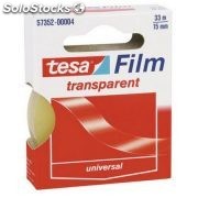 Tesa Ruban Ahdésif tesafilm 57352 Transparent - Rouleaux de 33m x 15mm