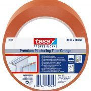 TESA Ruban de Plâtrage Premium 4843 Orange -Rouleaux de 33m x 50mm - Photo 2