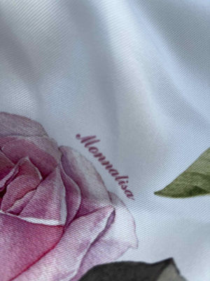 Tessuto abbigliamento floreale Monnalisa - Foto 4