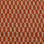 Tessuto moderno misto cotone disegno geometrico bicolore arancio e corda - Foto 2
