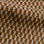 Tessuto moderno misto cotone disegno geometrico bicolore marroncino e corda - 1