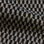 Tessuto moderno misto cotone disegno geometrico bicolore nero e grigio - 1